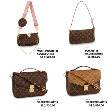 lv bags price list singapore|louis vuitton purses Singapore.